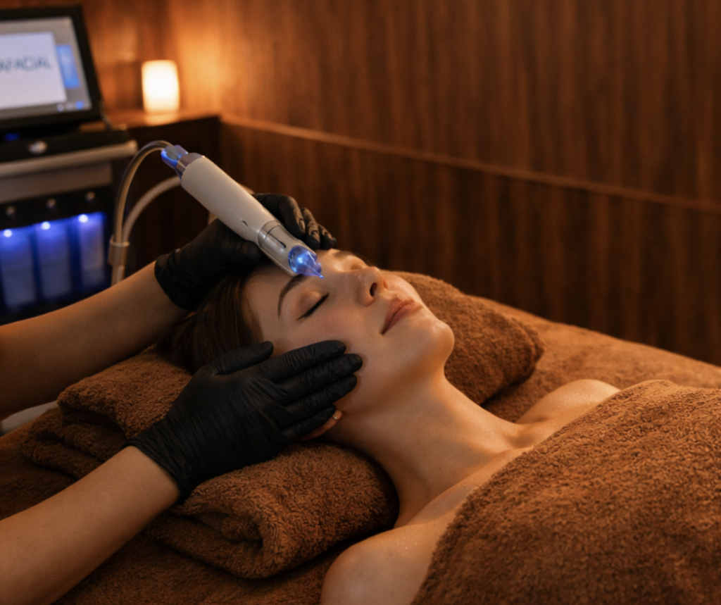 Soin visage à Paris hydrafacial haut de gamme